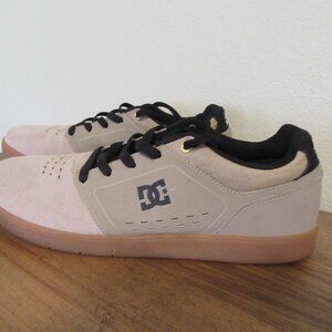 Men's DC Cole Signature Skate Shoes Size 11 Tan and Black Leather Casual